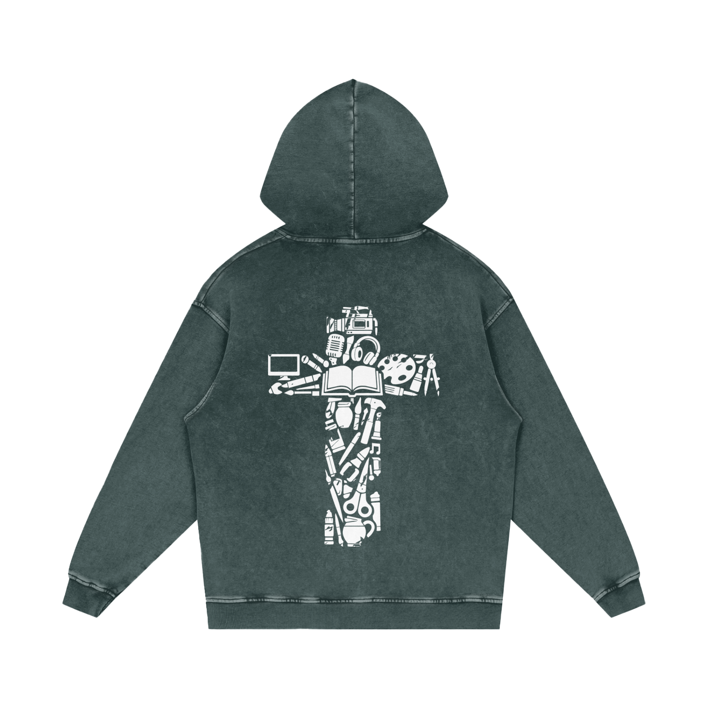 Creative Cross Hoodie